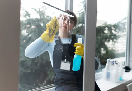 Nettoyage de vitres intérieures et extérieures à Saint-Hilaire-le-Grand